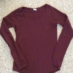 PINK long sleeve tee, size Medium